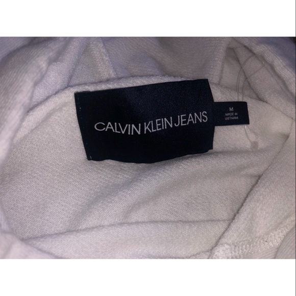 Calvin Klein crop hoodie medium - Picture 2 of 2